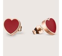 Boucles d'oreilles coeur en acier fin - Bering Jewelry modèle : 715-37-05