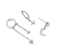 Boucles d'oreilles contemporaines avec bijoux de corps légers pour boucles d'oreilles polyvalentes, emballage cadeau, Moyen, Comme décrit, Comme décrit.