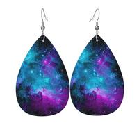 Boucles d'oreilles cool Star River pour femme, boucles d'oreilles pendantes festives, bijoux élégants pour célébrations, One Size, Cuir