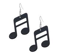 Boucles d'oreilles créatives en acrylique avec note de musique - Tendance - Accessoires tendance pour les créateurs de tendances - Bijoux colorés en forme de note de musique, taille unique, Comme