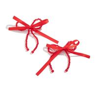 Boucles d'oreilles créatives en forme de nœud pour femmes et filles, boucles d'oreilles pendantes en ruban pour un usage quotidien, bijoux esthétiques pour femmes qui aiment la douceur, taille unique