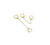 Boucles D'oreilles Créoles À Maillons Style Punk En Argent Sterling 925 Pour Femmes, Bijoux Unisexes Style Rock