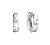 Boucles d'oreilles créoles boucles d'oreilles en argent massif 925 poli...