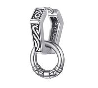 Boucles d'oreilles créoles doubles pour hommes, adolescents, garçons, boucles d'oreilles géométriques tendance, punk, vintage, bijoux pour hommes, double cerceau géométrique, cadeau vintage