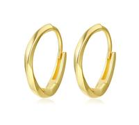 Boucles D'oreilles Créoles En Argent Sterling 925 Avec Breloques Déformées Sweet Mobius Pour Femmes, Bijoux Fins Et Tendance Au Quotidien
