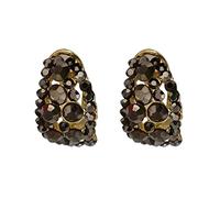 Boucles d'oreilles créoles en argent sterling 925 avec diamants pour femme - Boucles d'oreilles triangulaires pour femme, taille unique, Acier allié, Pas de pierre précieuse
