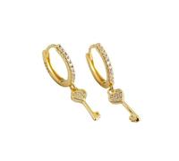 Boucles D'oreilles Créoles En Argent Sterling 925 Avec Pendentif En Forme De Cœur Et De Croix, Idéal Pour Une Fille