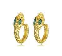Boucles D'oreilles Créoles En Argent Sterling 925 Pour Femmes, Motif Serpent, Bijoux Fins S925 Pour Fête De Mariage