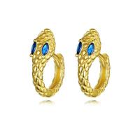 Boucles D'oreilles Créoles En Argent Sterling 925 Pour Femmes, Motif Serpent, Bijoux Fins S925 Pour Fête De Mariage