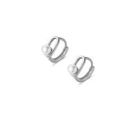 Boucles D'oreilles Créoles En Argent Sterling 925, Style Gothique, Géométriques Et Brillantes, En Zircone Cubique, Pour Femmes, Bijoux Fins Pour Fêtes De Mariage