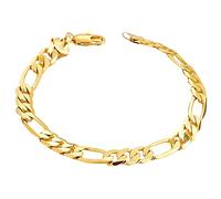 Boucles d'oreilles créoles en platine X 8 mm ou bracelet pour homme (bracelets de 22 cm, alliances occidentales pour femmes, taille unique, Polyester, élasthanne, Pas de gemme