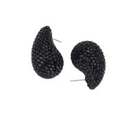 Boucles d'oreilles créoles en strass pour femme - Mode féérique - Manifeste léger - Charmantes gouttelettes en cristal - Boucles d'oreilles pendantes pour mariage, mariée, demoiselle d'honneur