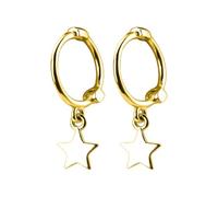 Boucles D'oreilles Créoles Étoiles En Argent Sterling 925, Pour Femmes, Hommes Et Filles, Cadeau De Mariage, De Noël, Bijoux Fins S925