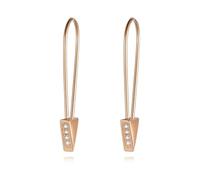 Boucles D'oreilles Créoles Géométriques En Argent Sterling 925, Cadeau Romantique D'anniversaire Pour Femme, Bijoux Fins De Mariage