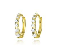 Boucles D'oreilles Créoles Géométriques En Argent Sterling 925 Pour Femmes, Bijoux Fins Pour Fête De Mariage S925