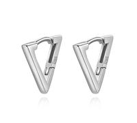 Boucles D'oreilles Créoles Gothiques En Argent Sterling 925 Pour Femmes, Bijoux De Fête Minimalistes Et Géométriques
