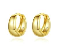 Boucles D'oreilles Créoles Gothiques Minimalistes En Argent Sterling 925 Pour Femmes, Bijoux De Fête De Mariage