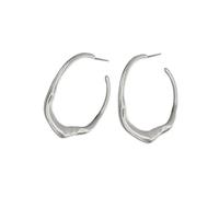 Boucles d'oreilles créoles légères et sophistiquées pour femme - Grandes boucles d'oreilles circulaires légères et résistantes aux allergies