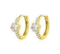 Boucles D'oreilles Créoles Minimalistes En Argent Sterling 926, Motif Étoile De Bureau, Pour Femmes, Hommes Et Filles, Bijoux Fins D'anniversaire