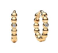 Boucles d'oreilles créoles Pandora 264823C01 « Point de lumière »