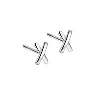 Boucles d'oreilles créoles pendantes en oxyde de zirconium pour femme, clous d'oreilles en argent sterling S999, lavables et sans sommeil, bouchons d'oreilles anti-blocage, clous d'oreilles