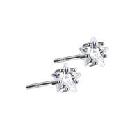 Boucles d'oreilles créoles pendantes en oxyde de zirconium pour femme, clous d'oreilles en argent sterling S999, lavables et sans sommeil, bouchons d'oreilles anti-blocage, clous d'oreilles