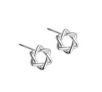 Boucles d'oreilles créoles pendantes en oxyde de zirconium pour femme, clous d'oreilles en argent sterling S999, lavables et sans sommeil, bouchons d'oreilles anti-blocage, clous d'oreilles