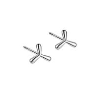 Boucles d'oreilles créoles pendantes en oxyde de zirconium pour femme, clous d'oreilles en argent sterling S999, lavables et sans sommeil, bouchons d'oreilles anti-blocage, clous d'oreilles