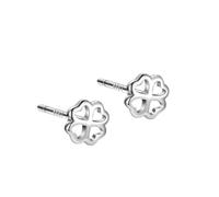 Boucles d'oreilles créoles pendantes en oxyde de zirconium pour femme, clous d'oreilles en argent sterling S999, lavables et sans sommeil, bouchons d'oreilles anti-blocage, clous d'oreilles