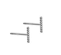 Boucles d'oreilles créoles pendantes en oxyde de zirconium pour femme, clous d'oreilles en argent sterling S999, lavables et sans sommeil, bouchons d'oreilles anti-blocage, clous d'oreilles