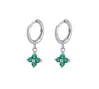 Boucles d'oreilles créoles pour Femmes, Diamant coloré, Zircon, Flocon de Neige, Piercing, Bijoux Pendientes