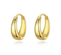 Boucles D'oreilles Créoles Rondes Minimalistes En Argent Sterling 925, À Surface Lisse, Pour Femmes, Bijoux De Fête De Mariage