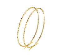 Boucles d'oreilles créoles sans fin en cercle argent sterling 925 pour femmes filles 20 30 40 50 60 mm, 40 mm, Argent sterling, Pas de pierre précieuse