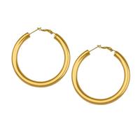 Boucles d'oreilles créoles tendance pour femmes, élégantes et élégantes, pour un usage quotidien et des occasions spéciales, One Size, Synthétique