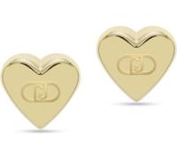 Boucles d'oreilles cœur plaqué or mode LJ2632