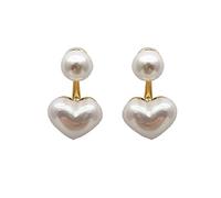 Boucles d'oreilles de Baisse des Femmes Élégantes Bonbons de joker Boucles d'oreilles de l'allocation de Perle de Coeur de Mode Durable Design