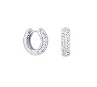 Boucles d'oreilles de cerceau pour femmes Zircon Huggie Livre d'oreille Couleur de boucle d'oreille