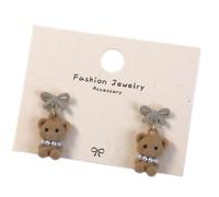 Boucles D'oreilles De Dessin Animé Mignons Boucles D'oreilles D'ours De Café Pour Femmes Designs Adorables Et Élégants Pour Des Occasions Décontractées Et Formelles Mignons Dessin Animé