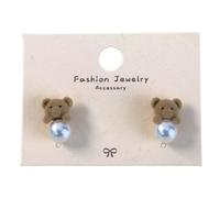 Boucles D'oreilles De Dessin Animé Mignons Boucles D'oreilles D'ours De Café Pour Femmes Designs Adorables Et Élégants Pour Des Occasions Décontractées Et Formelles Mignons Dessin Animé