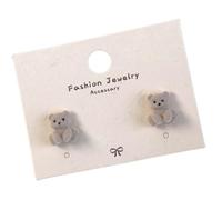 Boucles D'oreilles De Dessin Animé Mignons Boucles D'oreilles D'ours De Café Pour Femmes Designs Adorables Et Élégants Pour Des Occasions Décontractées Et Formelles Mignons Dessin Animé