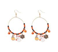 Boucles d'oreilles de fête d'Halloween avec charme d'araignées chauve-souris Bijoux gothiques pour femmes Design léger et confortable Boucles d'oreilles chauve-souris gothiques Halloween, taille