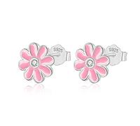 Boucles d'oreilles de goujon à fleurs sucrées pour femmes Bijoux fins de mariage