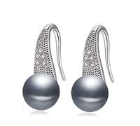 Boucles d'oreilles de goujon en eau naturelle de mariage Natural Natural Femmes, vrai