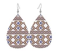 Boucles D'Oreilles De Goutte Cannelle Du Sud-Ouest Amusantes Boucles D'Oreilles Pendantes Pour Femme Élégant Boucle D'Oreille En Simili Cuir Pour Quotidien Les Vacances Fêtes