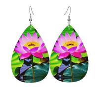 Boucles D'Oreilles De Goutte Fleurs De Lotus Vintage Boucles D'Oreilles Pendantes De Goutte Tendancees Boucle D'Oreille Pour Décorations Quotidien Voyages