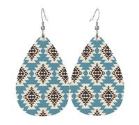 Boucles D'Oreilles De Goutte Géométrie Audacieuse Amérindienne Du Sud-Ouest Décontractées Boucles D'Oreilles Pendantes Vintage Boucle D'Oreille Pour Quotidien Décorations Danse