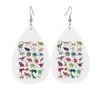 Boucles D'Oreilles De Goutte L'Abc Des Végétariens Luxueux Boucles D'Oreilles Pendantes En Forme Décontractées Boucle D'Oreille Pour Quotidien Fêtes Décorations