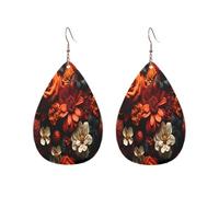 Boucles D'Oreilles De Goutte Un Festin De Roses Et De Chrysanthèmes Luxueux Boucles D'Oreilles Pendantes Pour Femme Légères Boucle D'Oreille Pour Quotidien Accessoire Fêtes
