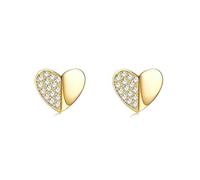 Boucles d'oreilles de pote de coeur pour femmes colorer les petites boucles d'oreille bijoux de la Saint-Valentin