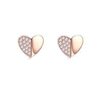 Boucles d'oreilles de pote de coeur pour femmes colorer les petites boucles d'oreille bijoux de la Saint-Valentin